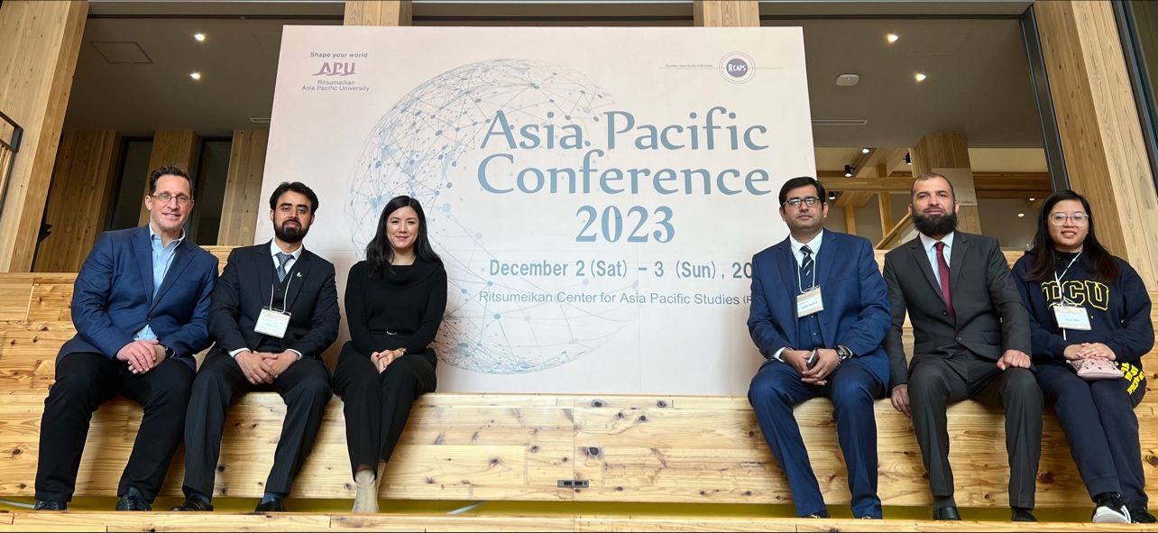 With my graduate students at the Asia Pacific Conference 2023